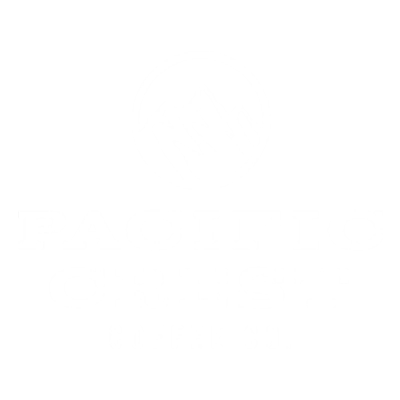 pacific crest coffee company logo white