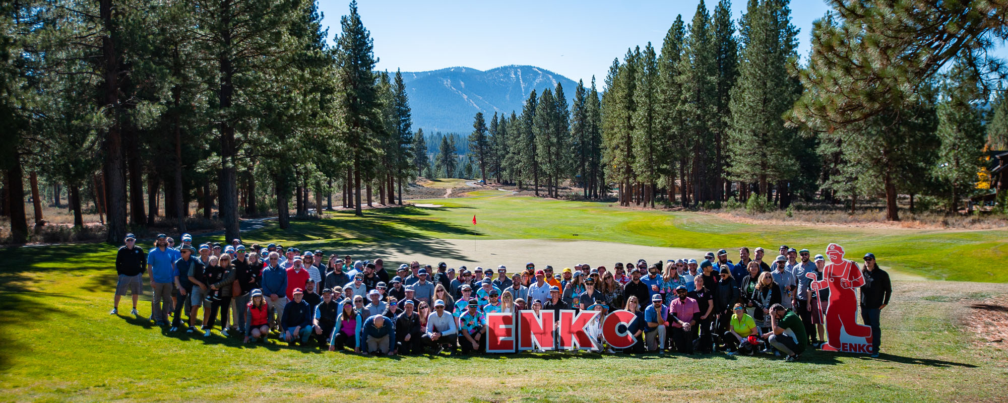 ENKC group on Tahoe Donner Golf Couse